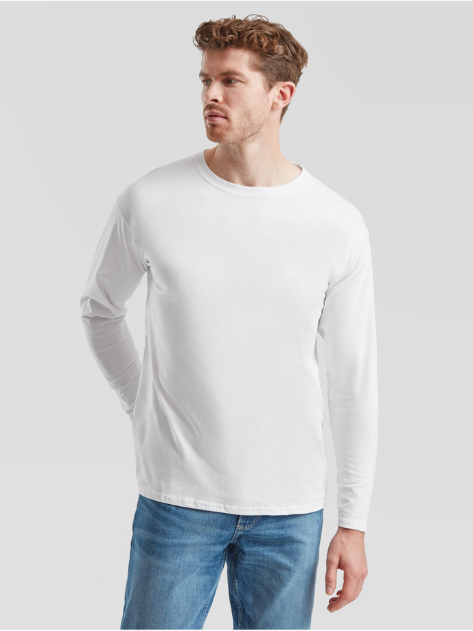 Футболка з довгим рукавом Fruit of the Loom Valueweight Long Sleeve