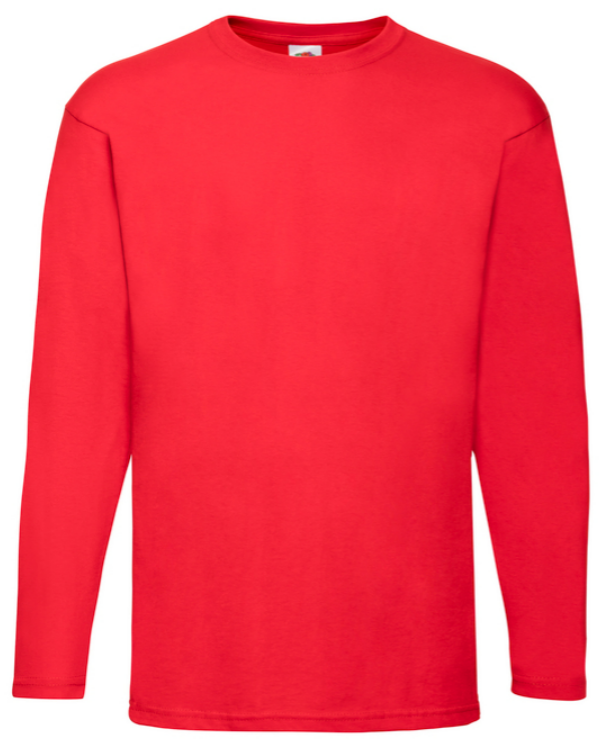 Футболка з довгим рукавом Fruit of the Loom Valueweight Long Sleeve