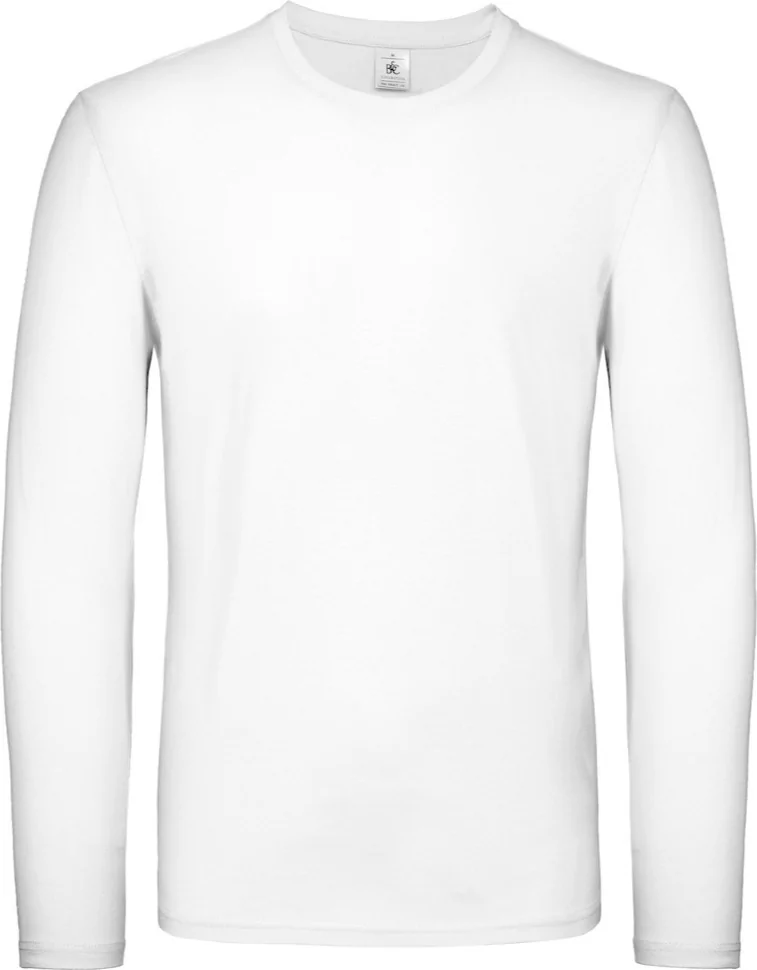 Футболка з довгим рукавом B&C #E150 LSL